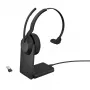 Austiņas Jabra Evolve2 55 - Link380a MS Mono (ar statīvu)