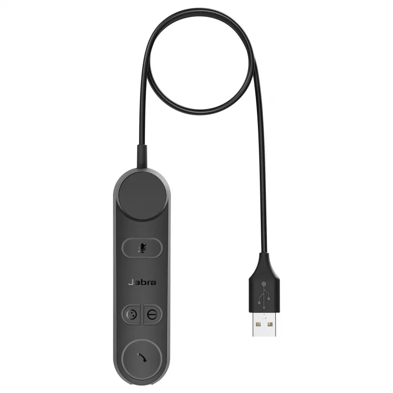 Jabra Engage 50 II Link - USB-A UC, vadības adapteris, melns