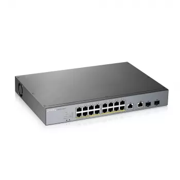 Zyxel GS1350-18HP-EU0101F pārvaldāms L2 Gigabit Ethernet PoE tīkla slēdzis, pelēks