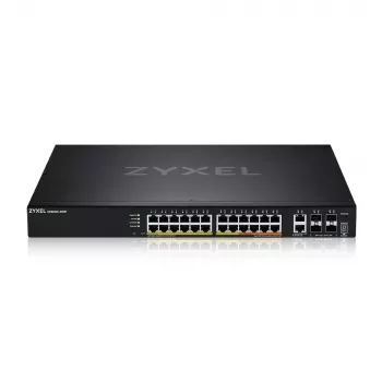 Zyxel XGS2220-30HP pārvaldīts L3 Gigabit Ethernet (10/100/1000) PoE slēdzis, melns