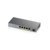 Zyxel GS1350-6HP-EU0101F tīkla slēdzis, pārvaldāms L2, Gigabit Ethernet (10/100/1000), PoE, pelēks