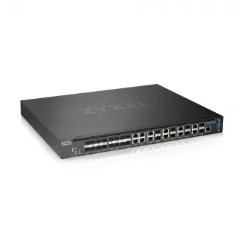 Zyxel XS3800-28 Pārvaldāms L2+ 10G Ethernet (100/1000/10000) Slēdzis Melns