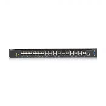 Zyxel XS3800-28 Pārvaldāms L2+ 10G Ethernet (100/1000/10000) Slēdzis Melns