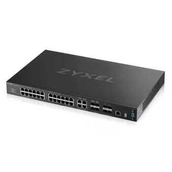 Zyxel XGS4600-32 pārvaldāms L3 Gigabit Ethernet slēdzis (10/100/1000) Melns