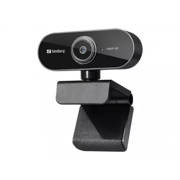 Sandberg USB Webcam Flex 1080P HD, 2 MP, 1920 x 1080, Full HD, 30 fps, USB, melna