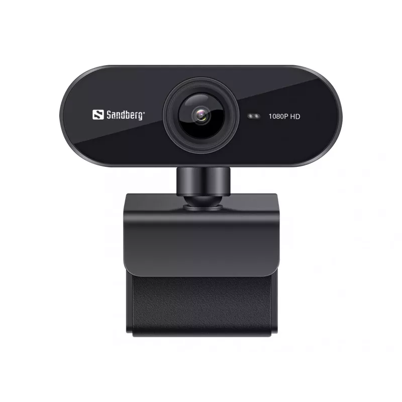 Sandberg USB Webcam Flex 1080P HD, 2 MP, 1920 x 1080, Full HD, 30 fps, USB, melna