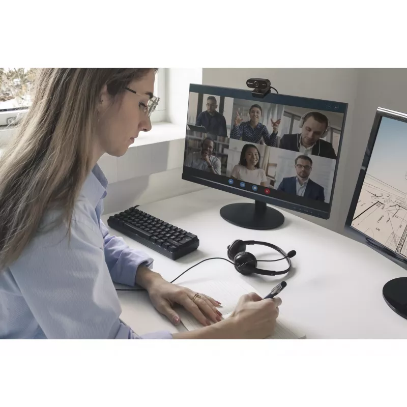 Sandberg USB Webcam Flex 1080P HD, 2 MP, 1920 x 1080, Full HD, 30 fps, USB, melna
