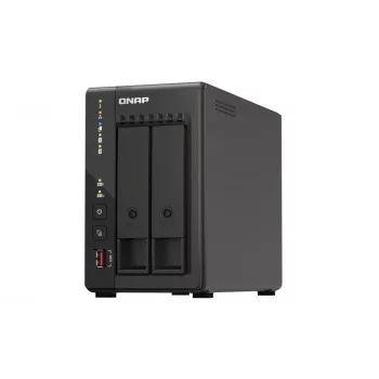 QNAP TS-253E NAS tornis Intel® Celeron® J6412 8 GB 0 TB QNAP QTS Melns