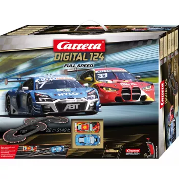 Sacīkšu auto un trases komplekts CARRERA Carrera Full Speed Daudzkrāsains