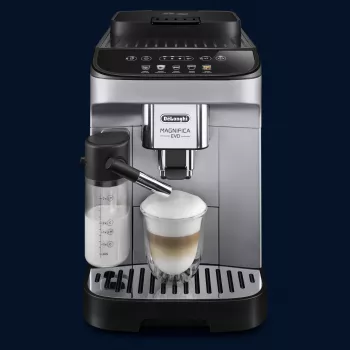 Kafijas automāts De’Longhi Magnifica ECAM 290.61.SB — pilnībā automātisks, 1,8 L ūdens tvertne, skārienvadība, 1450 W, sudrabs