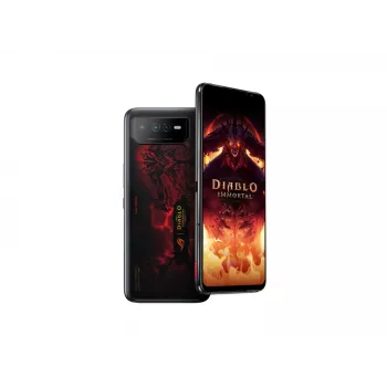 ASUS ROG Phone 6 Diablo Immortal Edition 17.2 cm (6.78 collu) Divu SIM Android 12 5G USB Type-C 16 GB 512 GB 6000 mAh Melns, Sarkans