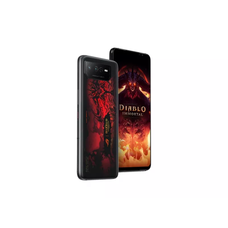 ASUS ROG Phone 6 Diablo Immortal Edition 17.2 cm (6.78 collu) Divu SIM Android 12 5G USB Type-C 16 GB 512 GB 6000 mAh Melns, Sarkans