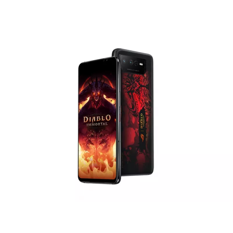 ASUS ROG Phone 6 Diablo Immortal Edition 17.2 cm (6.78 collu) Divu SIM Android 12 5G USB Type-C 16 GB 512 GB 6000 mAh Melns, Sarkans