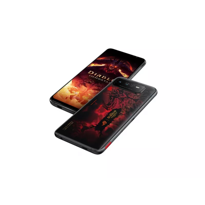 ASUS ROG Phone 6 Diablo Immortal Edition 17.2 cm (6.78 collu) Divu SIM Android 12 5G USB Type-C 16 GB 512 GB 6000 mAh Melns, Sarkans
