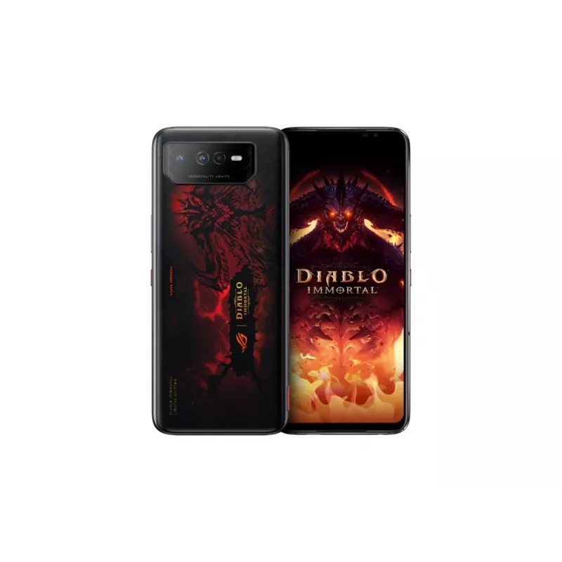 ASUS ROG Phone 6 Diablo Immortal Edition 17.2 cm (6.78 collu) Divu SIM Android 12 5G USB Type-C 16 GB 512 GB 6000 mAh Melns, Sarkans