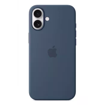 Apple Silicone Case ar MagSafe iPhone 16 Plus Denim
