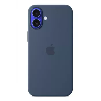 Apple Silicone Case ar MagSafe iPhone 16 Plus Denim