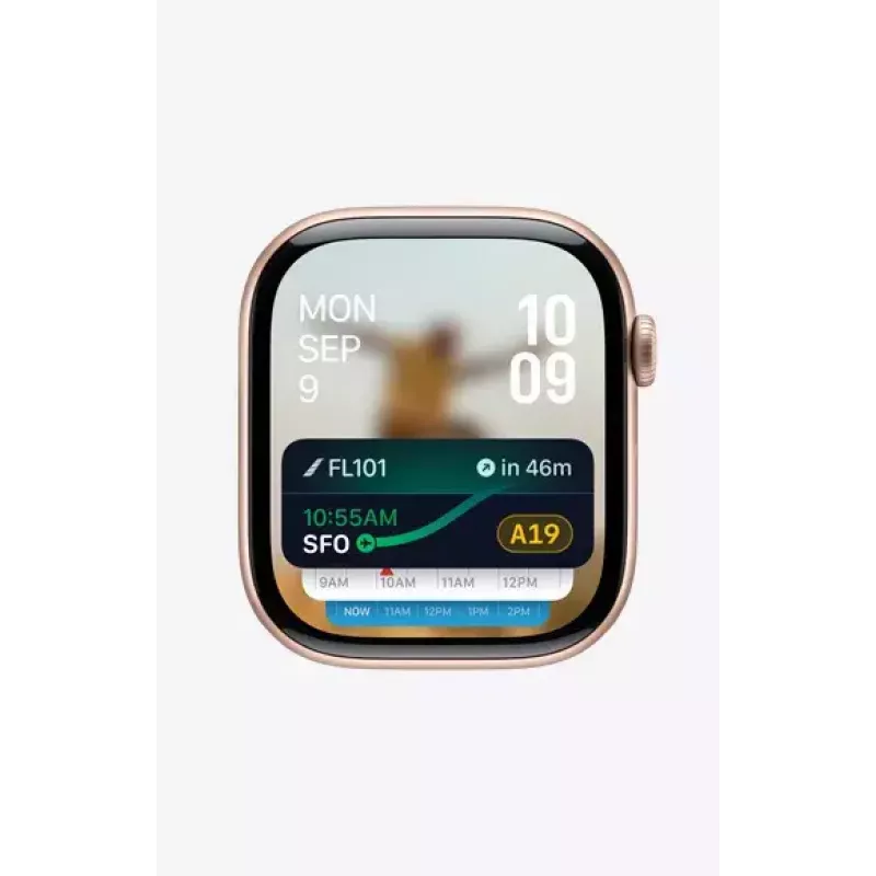 Viedpulkstenis Apple Watch Series 10 GPS 42mm Jet Black Aluminium Case with Black Sport Band - S/M