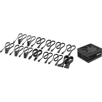 CORSAIR RMx Series RM1000x 1000W barošanas bloks, pilnībā modulārs, ATX 3.1, melns