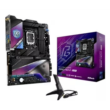 Mātesplate ASRock Z890 Nova WiFi LGA1851 Intel Z890 4x DDR5 1x HDMI 2.1 2x Thunderbolt 4 ATX