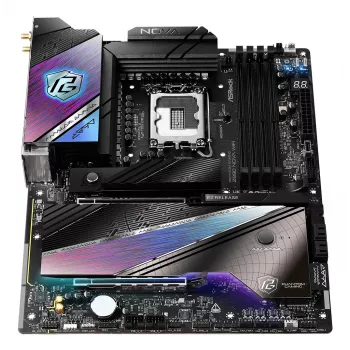 Mātesplate ASRock Z890 Nova WiFi LGA1851 Intel Z890 4x DDR5 1x HDMI 2.1 2x Thunderbolt 4 ATX