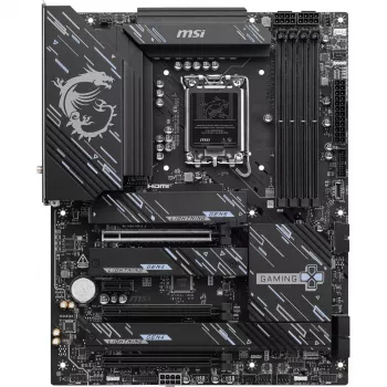 Mātesplate MSI Z890 GAMING PLUS WIFI — Intel Z890, LGA 1851, ATX, DDR5, 4x DIMM, Wi‑Fi 7, 5Gb LAN, 4x M.2