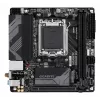 Mātesplate GIGABYTE B650I AX - AMD Ryzen 9000 sērijas CPU, 5+2+1 fāžu VRM, līdz 6400MHz DDR5 (OC), 1xPCIe 4.0 M.2, 2.5GbE LAN, WIFI 6E, USB 3.2 Gen 2