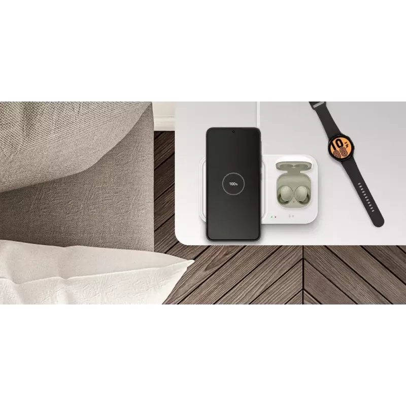 Bezvadu lādētājs Samsung EP-P5400, 15 W, pelēks