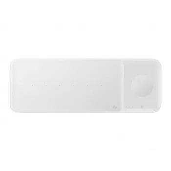 Samsung Wireless Charger Trio balts – bezvadu lādētājs austiņām, viedtālrunim, viedpulkstenim