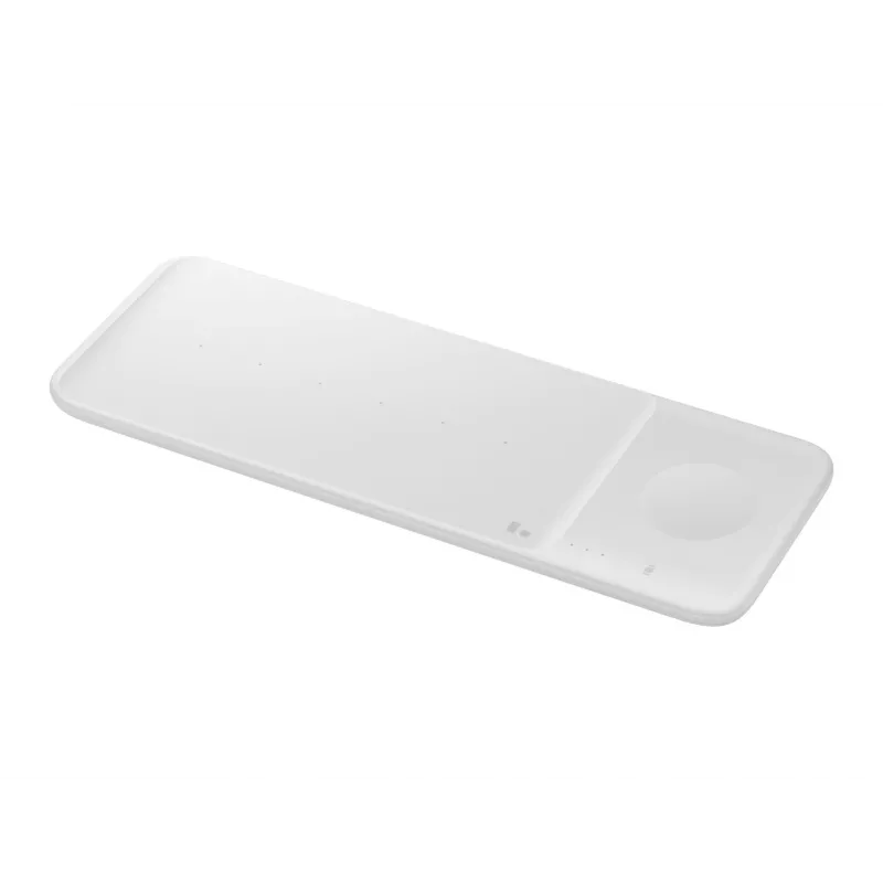 Samsung Wireless Charger Trio balts – bezvadu lādētājs austiņām, viedtālrunim, viedpulkstenim