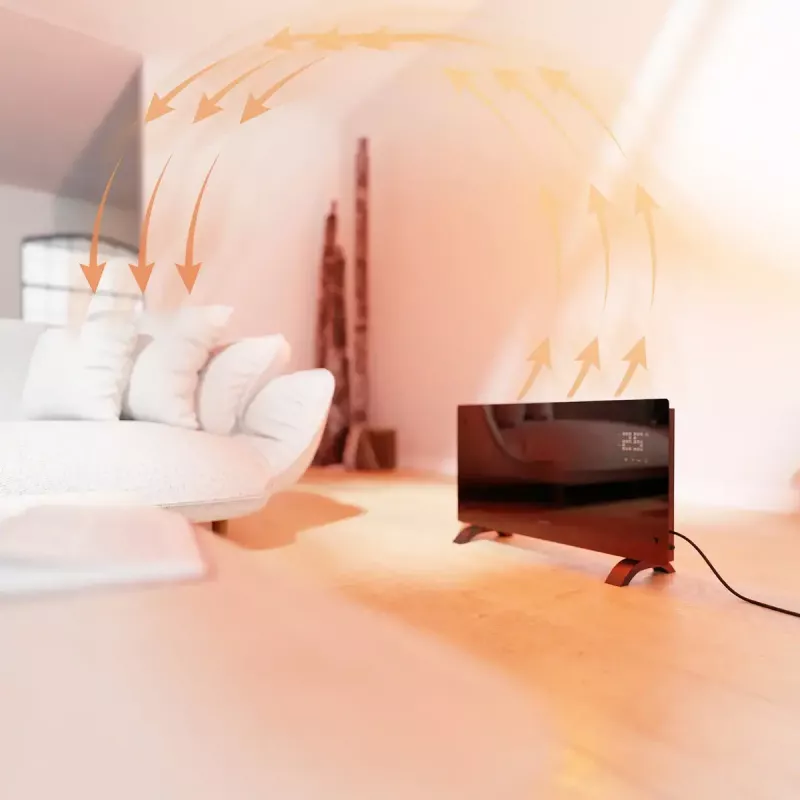 Hombli HBCH-0300 elektriskais konvektora sildītājs 2000 W melns