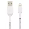 BELKIN Lightning uz USB-A kabelis, pīts, 1 m, balts