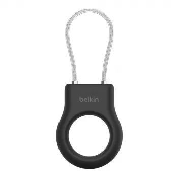 Belkin MSC009btBK melns korpuss AirTag ar vadu un atslēgu pret skrāpējumiem