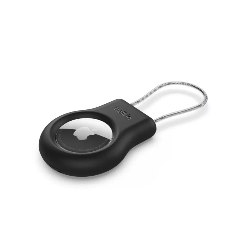 Belkin MSC009btBK melns korpuss AirTag ar vadu un atslēgu pret skrāpējumiem
