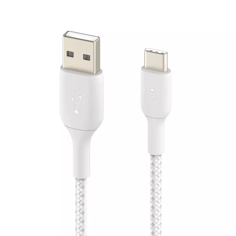 USB kabelis Belkin BoostCharge CAB002BT2MWH 2m USB A uz USB C Balts
