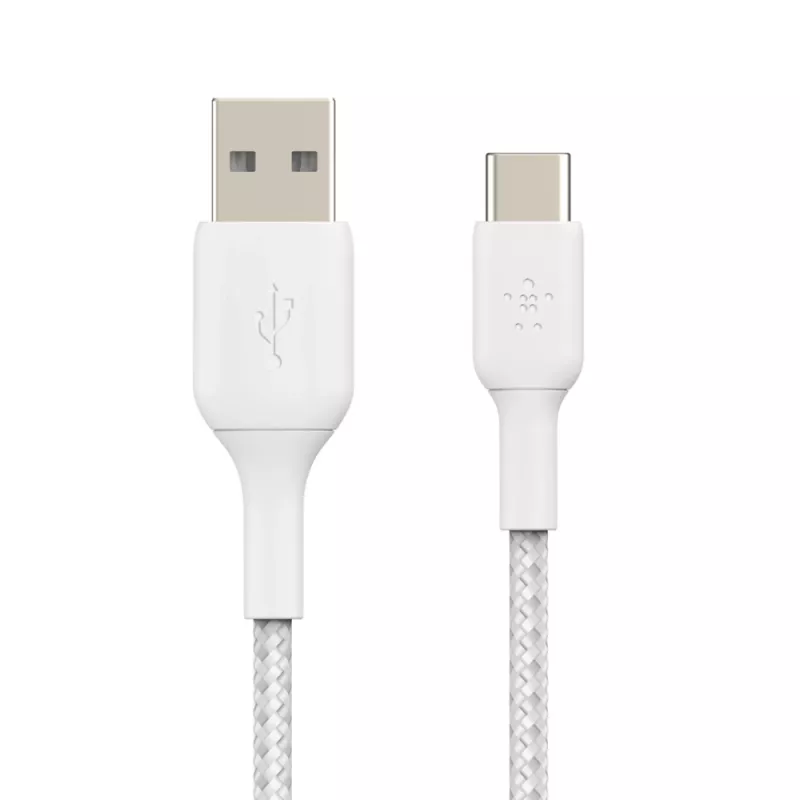 USB kabelis Belkin BoostCharge CAB002BT2MWH 2m USB A uz USB C Balts