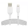 BELKIN Lightning uz USB-A vads pīts neilons 2m Balts