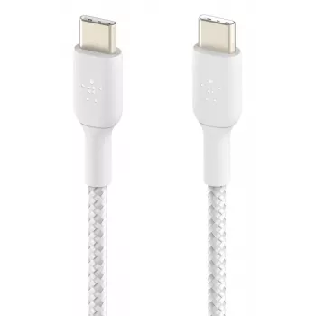 USB kabelis Belkin CAB004BT1MWH2PK USB 2.0 1 m USB-C Balts