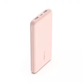 BELKIN BOOST↑CHARGE 10000 mAh Power Bank USB-C/USB-A 15W - Rozā