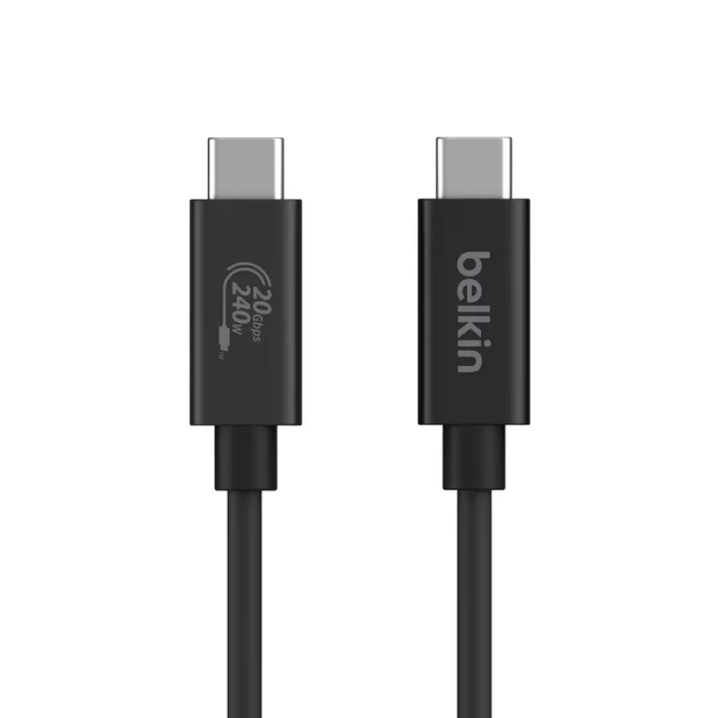 USB kabelis Belkin INZ004BT2MBK USB4 Gen 2x2 2 m USB-C Melns