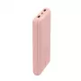 BELKIN Power Bank 20 000 mAh USB-A un USB-C 15W Rozā