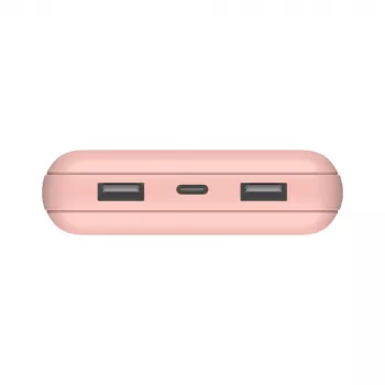 BELKIN Power Bank 20 000 mAh USB-A un USB-C 15W Rozā