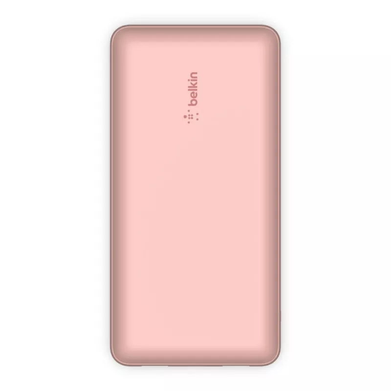 BELKIN Power Bank 20 000 mAh USB-A un USB-C 15W Rozā