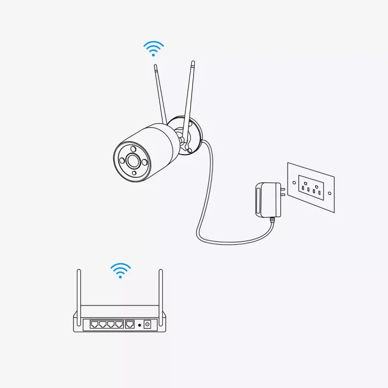 IP Drošības kamera Reolink W320-B 5MP Āra