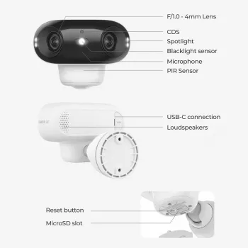 IP drošības kamera Reolink Argus Series B740X IP66
