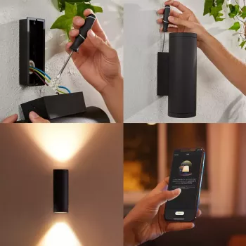 Āra sienas lampa Philips Hue White and colour ambience Appear