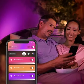 Āra sienas lampa Philips Hue White and colour ambience Resonate