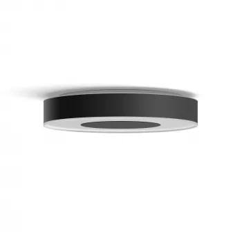 Viedie griestu lukturi Philips Hue Infuse lielais melns — balta un krāsu atmosfēra, Bluetooth, Ø425×86 mm, 50–60 Hz