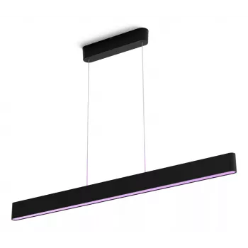 Piekares lampa Philips Hue Ensis Black Bluetooth – viedā lampa, 220–240V, 1299×90×40 mm