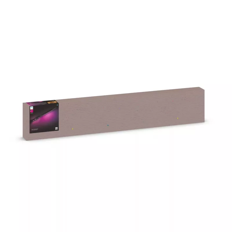 Philips Hue White and colour ambience Perifo taisnā griestu pamatnes komplekts 3 prožektori 1 gaismas josla